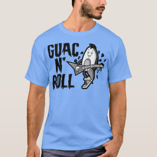 Camiseta Guac N Roll, Santa Guacamole, Engraçado Avocado Pa
