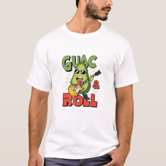 Camiseta Guac & Roll: Sessão Avocado Jam