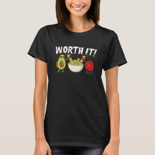 Camiseta Guac vale a pena divertido guacamole abacate tomat