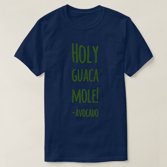Camiseta Guacamole avocado 1 (Frente do Design)