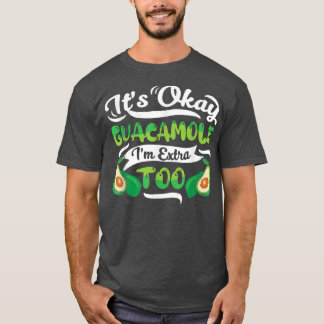 Camiseta Guacamole Engraçado Tacos Comendo Foodie Avocado