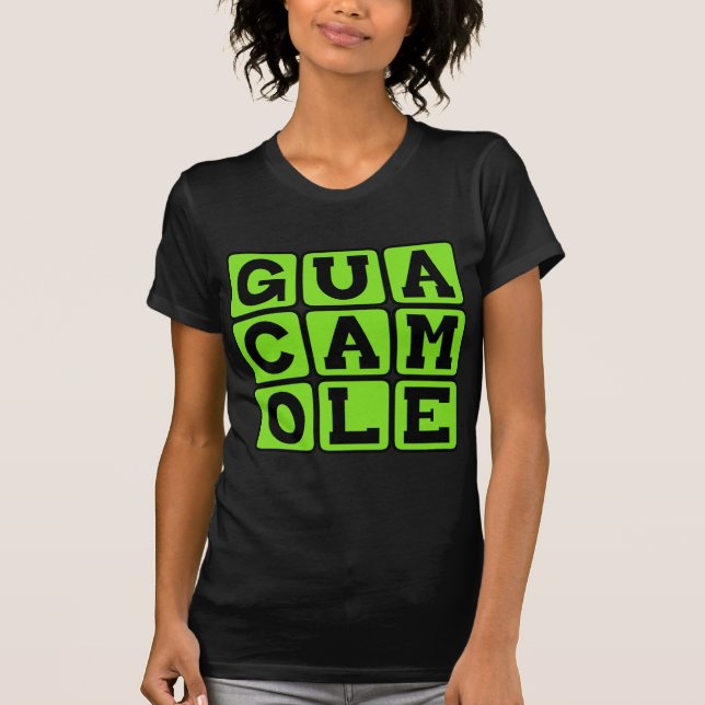Camiseta Guacamole, Molho de Abacate (Frente)