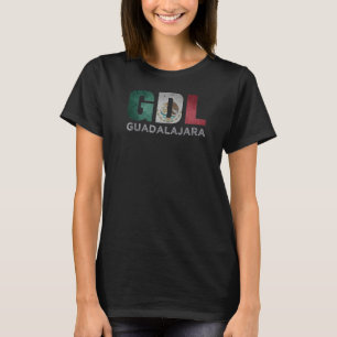 Camiseta Guadalajara México Bandeira do Aeroporto de Raízes