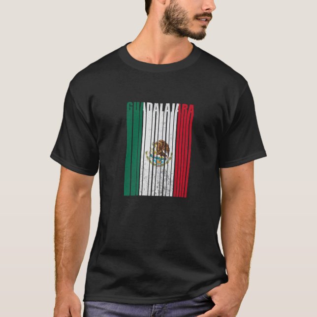 Camiseta Guadalajara México con Águila Mexicana   (Frente)
