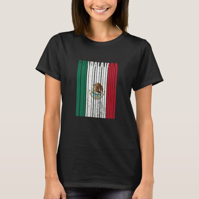 Camiseta Guadalajara México con Águila Mexicana (Frente)