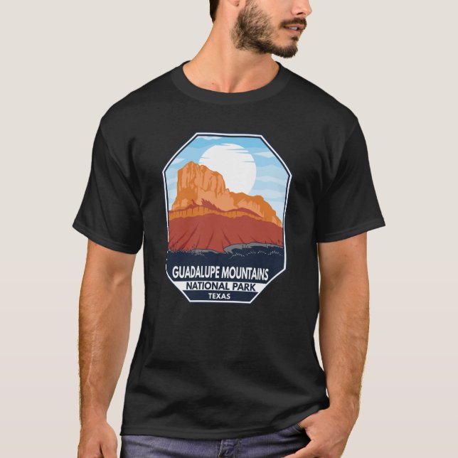 Camiseta Guadalupe Montanhas Parque Nacional El Capitan Ret (Frente)