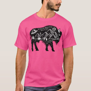 Camiseta Guadalupe Montanhas Parque Nacional Starry Sky Bis