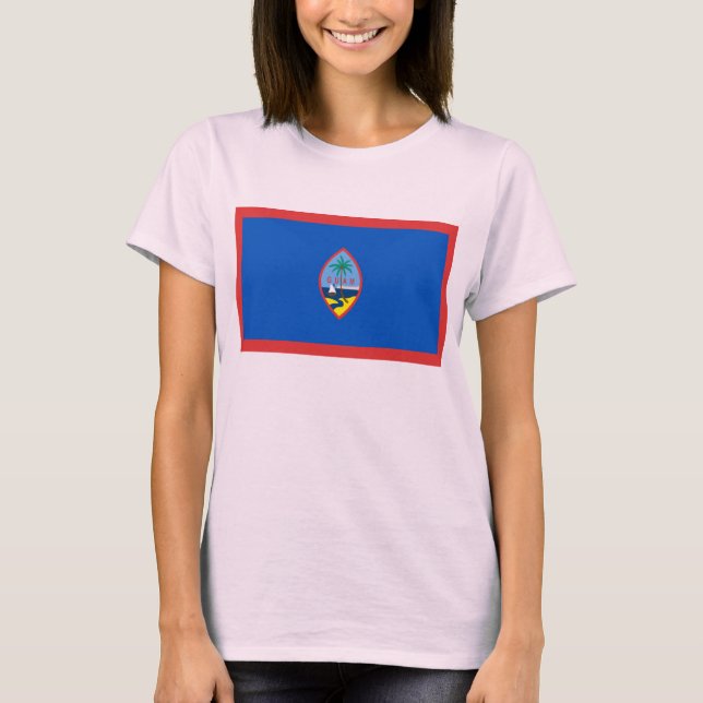 Camiseta Guam Flag x Map T-Shirt (Frente)