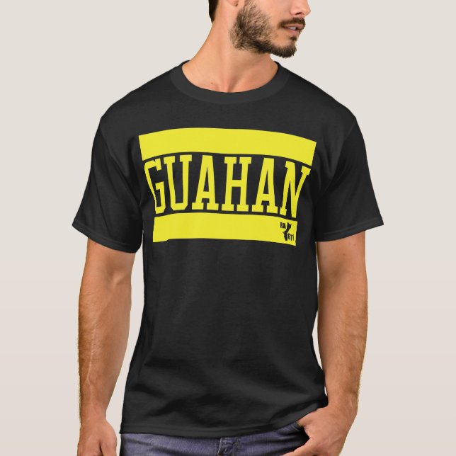 Camiseta GUAM FUNCIONA 671 bares de Guahan (Frente)