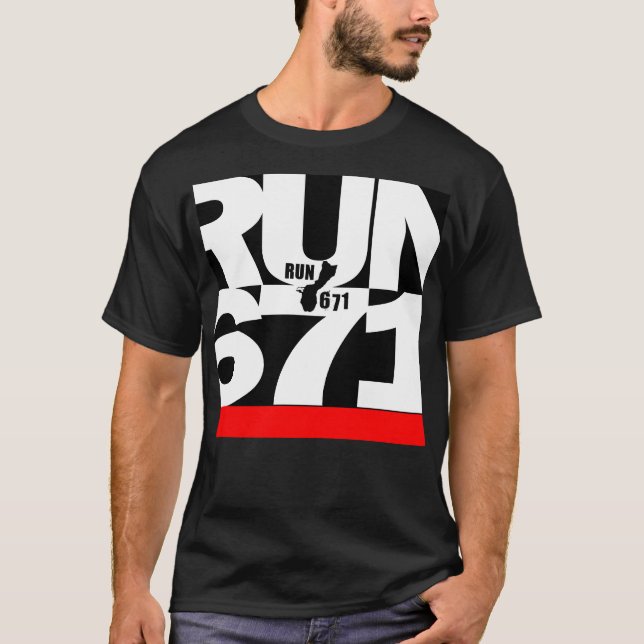 CAMISETA GUAM FUNCIONA 671 PARA FORA A CAIXA (Frente)
