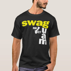 CAMISETA GUAM FUNCIONA 671 SWAGGED PARA FORA PITTSBURGH