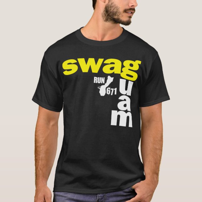 CAMISETA GUAM FUNCIONA 671 SWAGGED PARA FORA PITTSBURGH (Frente)