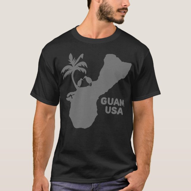 Camiseta GUAM FUNCIONA a ilha de 671 Koko (Frente)