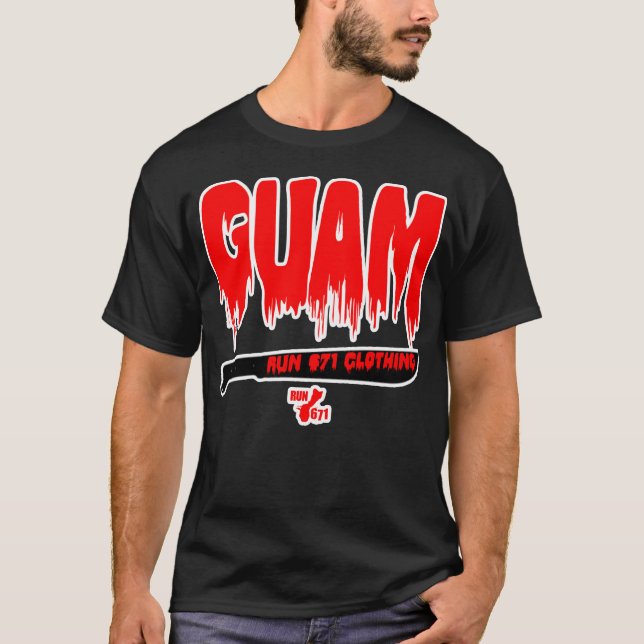Camiseta GUAM FUNCIONA o machete 671 (Frente)