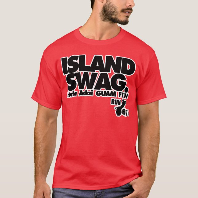 Camiseta GUAM FUNCIONA os ganhos FTW de 671 ilhas (Frente)