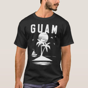 Camiseta Guam Seal Black N White