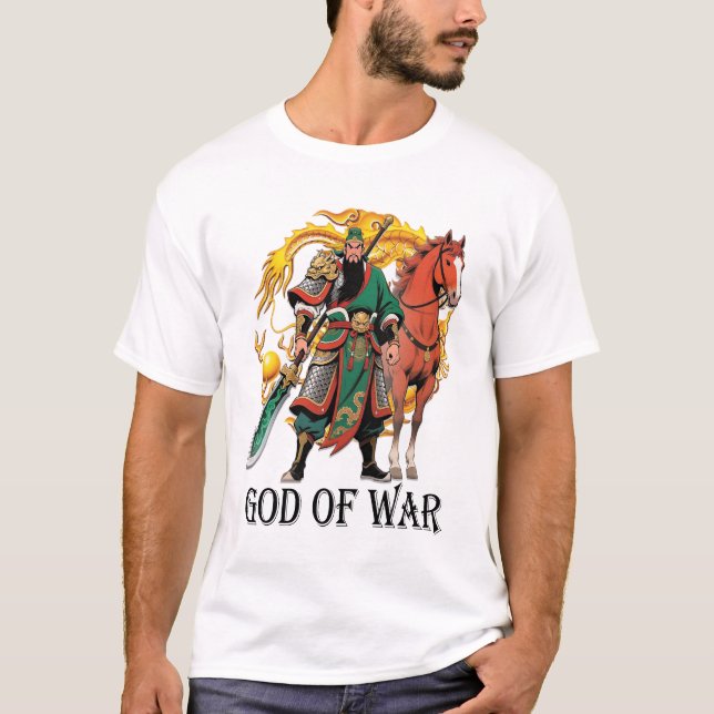 Camiseta Guan Yu Deus da Guerra (Frente)