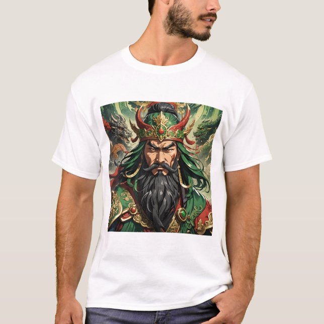 Camiseta Guan Yu, Romance dos Três Reinos - (Frente)