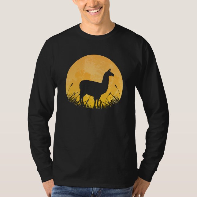 Camiseta Guanaco Easy Halloween Alpaca Camel Moon Co (Frente)