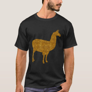Camiseta Guanaco Para Mulher Menina Alpaca Camelo Lhama