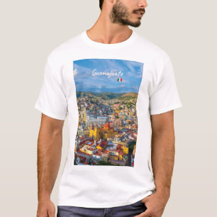 Camiseta Guanajuato, México - Paisagem Urbana Colorida