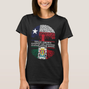 Camiseta Guanajuato Roots Texas Grown com Guanajuatense Ro