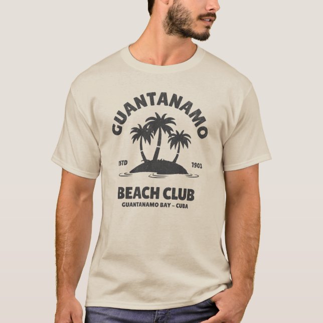 Camiseta Guantanamo Beach Club Parody, GITMO Parody (Frente)