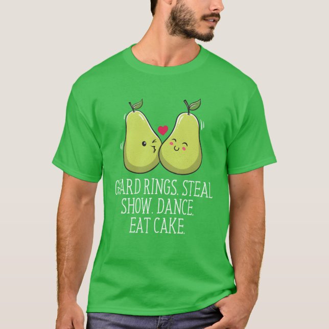 Camiseta Guard Rings Steal Show Dance Eat Cake Little Ring  (Frente)
