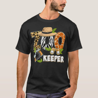 Camiseta Guarda Animais Zoológico Amante da Vida Selvagem S