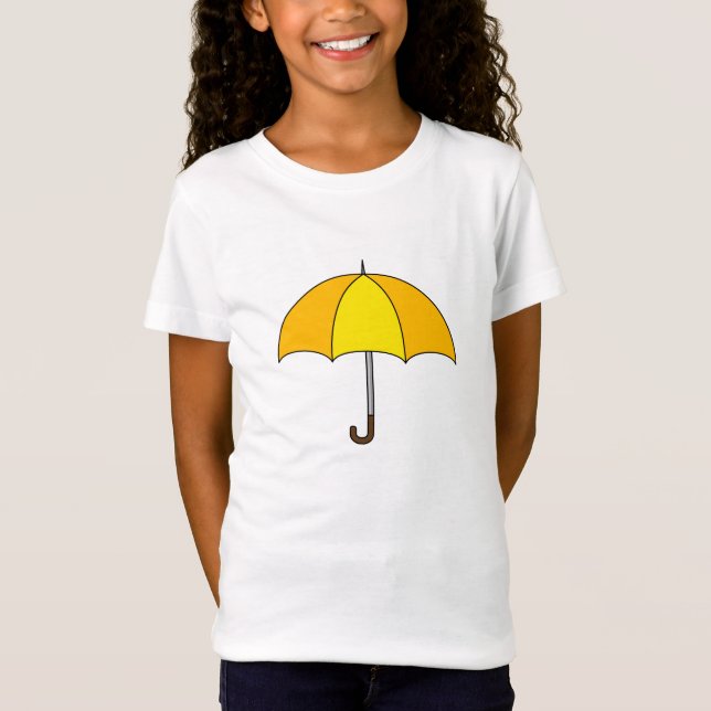 Camiseta Guarda-chuva Amarelo (Frente)