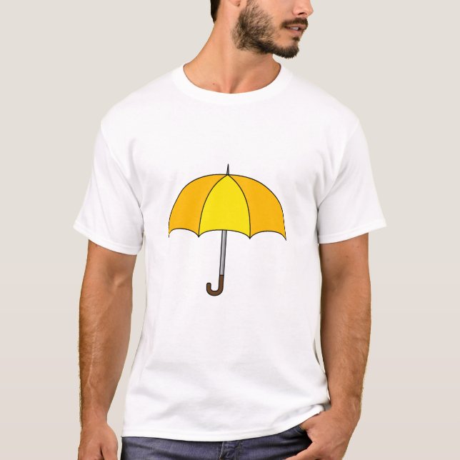 Camiseta Guarda-chuva Amarelo (Frente)