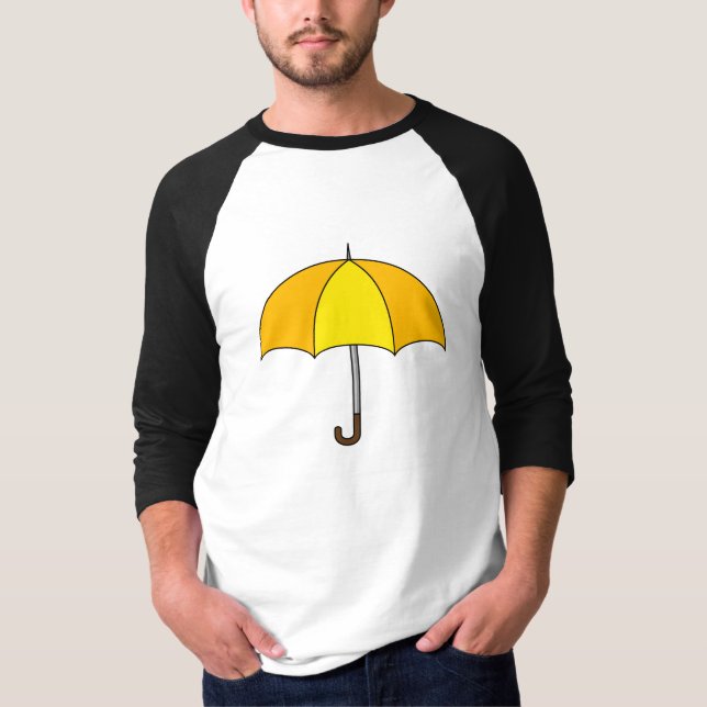 Camiseta Guarda-chuva Amarelo (Frente)