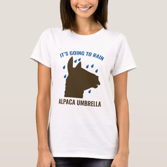 Camiseta Guarda-chuva de Alpaca (Frente)