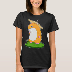 Camiseta Guarda-chuva de chuva de Hamster