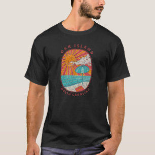 Camiseta Guarda-chuva de férias de verão na Ilha Oak NC Sho