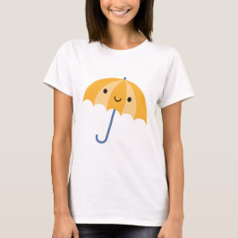 Camiseta Guarda-chuva de Kawaii