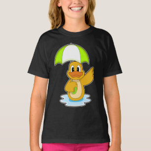 Camiseta Guarda-chuva de Natação de Pato