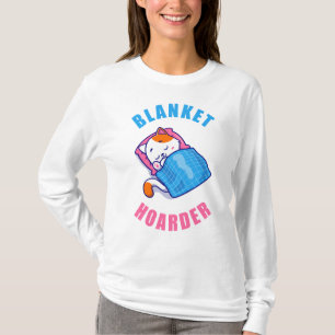 Camiseta Guarda-cobertor - Mulheres e Meninas Engraçadas Ca