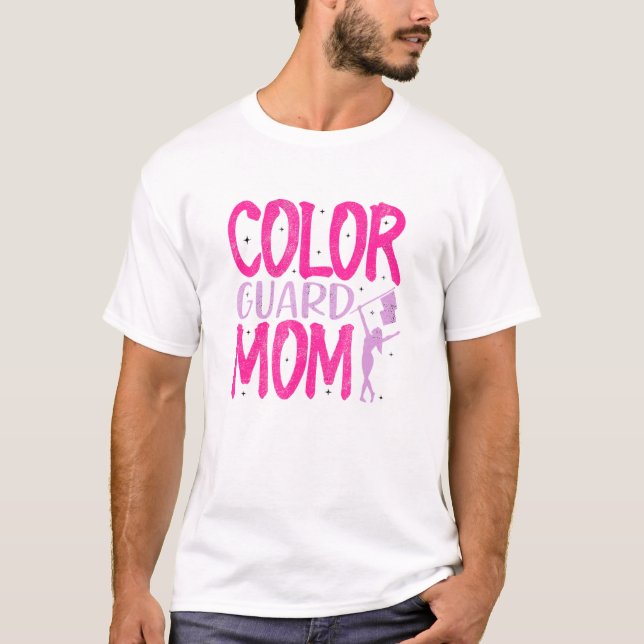 Camiseta Guarda Colorido Mãe Marchando Mamãe Banda Escola M (Frente)
