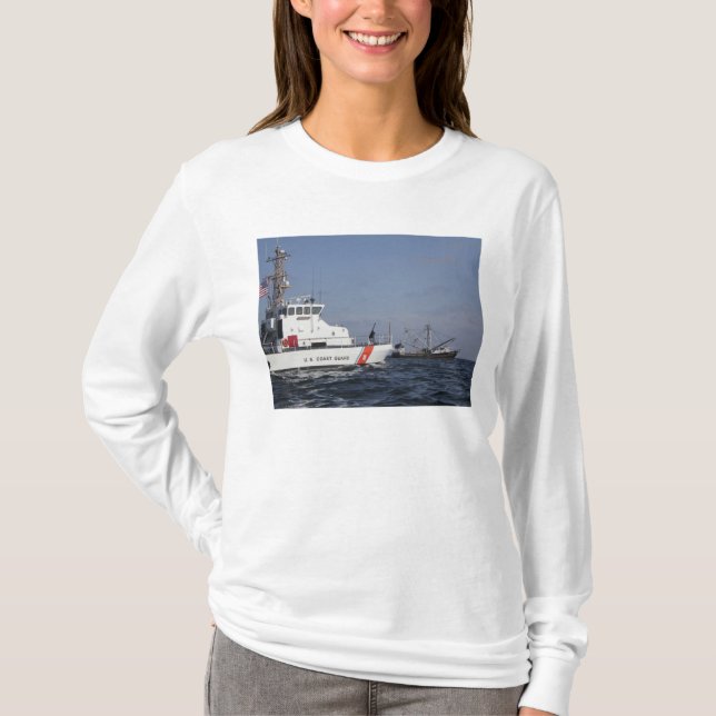 Camiseta GUARDA costeira americana Cutter Marlin patrulha a (Frente)