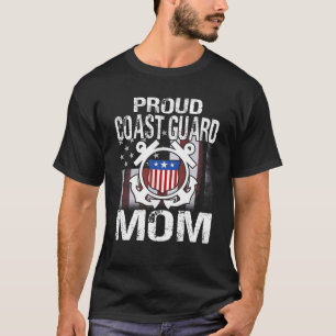 Camiseta Guarda Costeira Orgulhosa Mãe Tee Guarda American