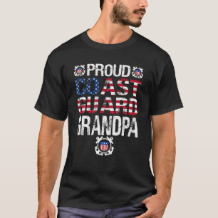 Camiseta Guarda Costeira Orgulhosa Vovô Tee Guarda American