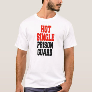 Camiseta Guarda da prisão do solteiro quente