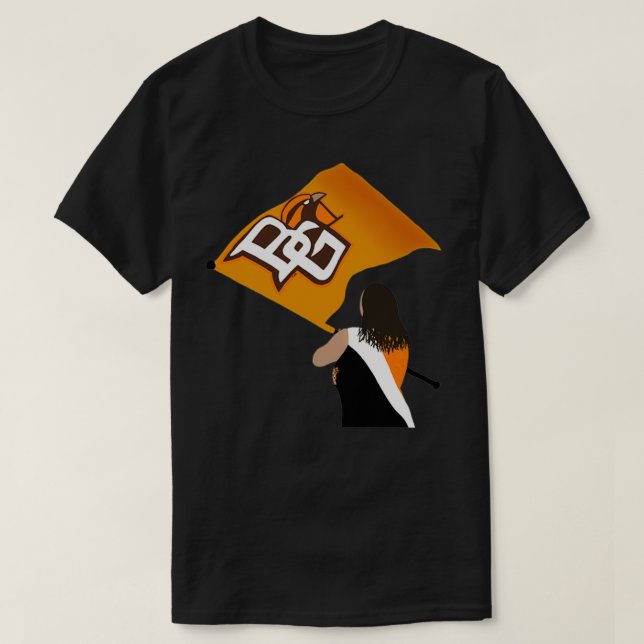 Camiseta Guarda de Cor da Banda de Marcha Falcão BGSU (Frente do Design)