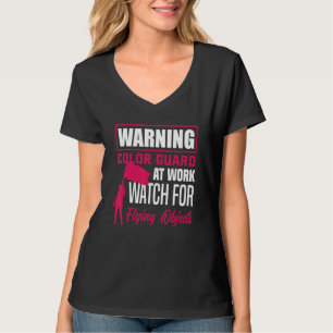 Camiseta Guarda de Cores de Aviso no Trabalho Guarda de In