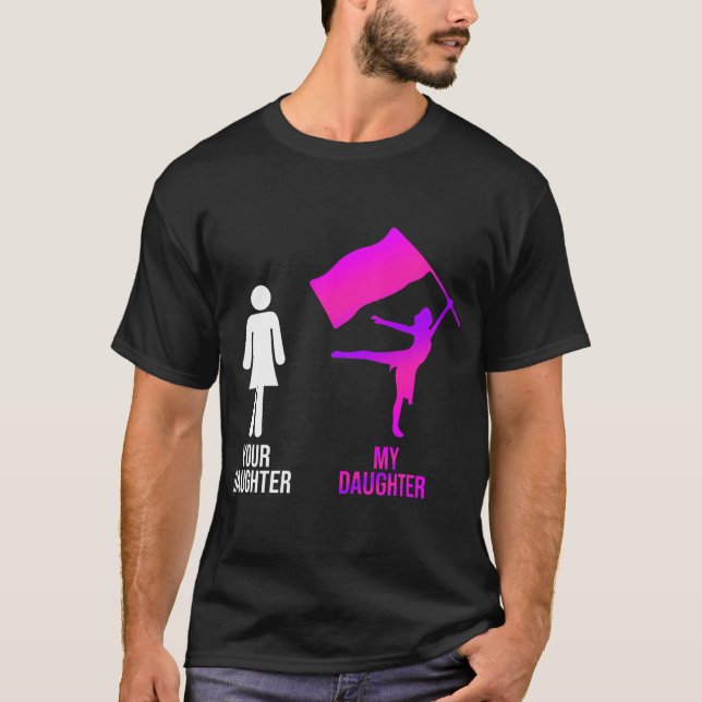 Camiseta Guarda de inverno Cor Mãe Pai Sua Filha Minha (Frente)