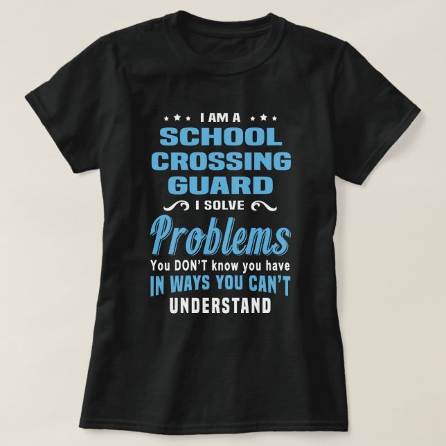 Camiseta Guarda de Travessia Escolar (Frente do Design)