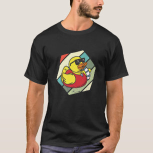 Camiseta Guarda de Vida do Pato de Borracha Retro Vintage H