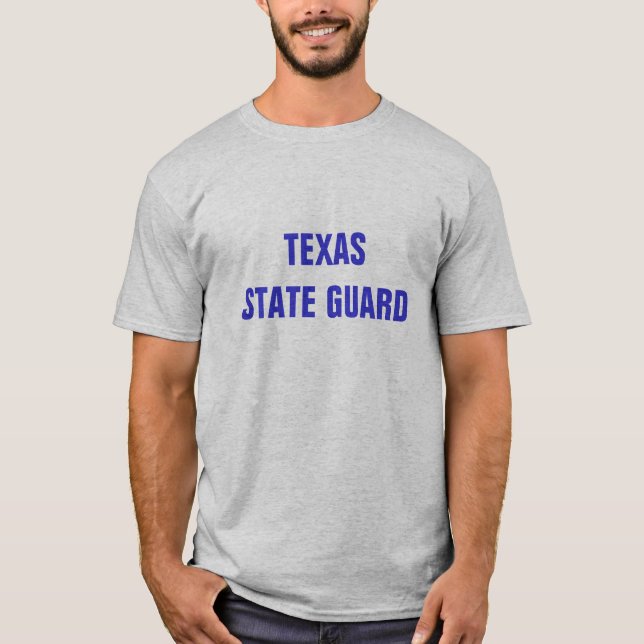 Camiseta GUARDA do ESTADO de TEXAS e 401Man (Frente)