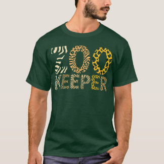 Camiseta Guarda do Zoológico Animais da Savana - retrô